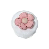 Плюшевый, кремовый, маленький цветок