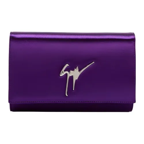 Giuseppe Zanotti GZ Одно плечо Через плечо Клатч Женский Фиолетовый
