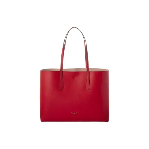Kate Spade Крестообразная текстура кожа Тоут Сумка Сумка для покупок Сумка Женская Красная