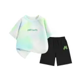 Синий Зеленый/Реверс Буква Зеленый Топ-Черный/Зеленый Буква K