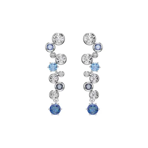 Серьги Crystal Swarovski Женские Blue