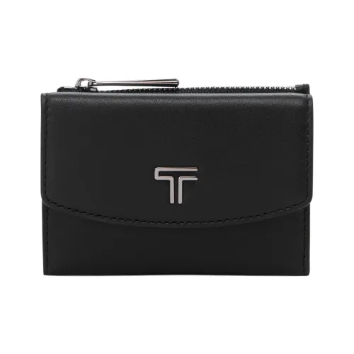 TUMI Кожа Держатель для карт Унисекс Черный