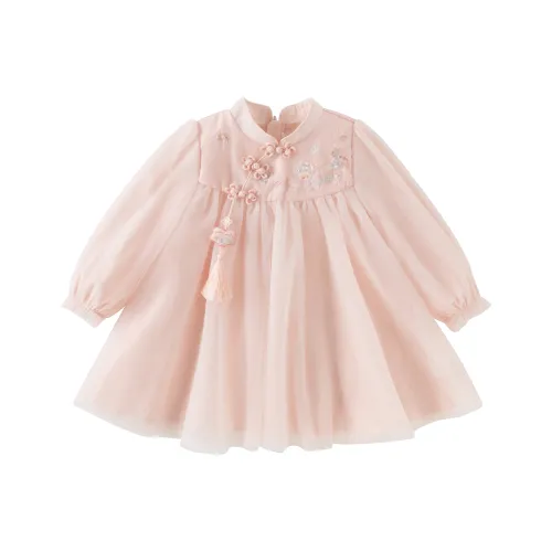 DAVE&BELLA Светло-розовые Платья для девочек KIDS