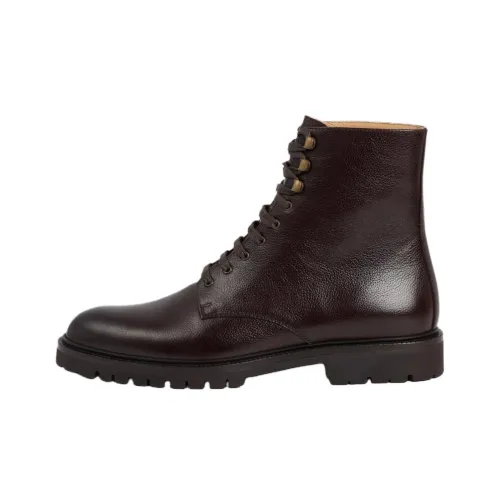 BRUNELLO CUCINELLI Короткий ботинок Martin Мужской Коричневый