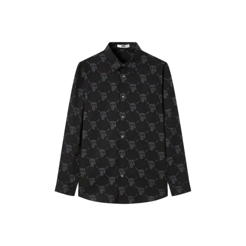 KARL LAGERFELD / Karl Lagerfeld Jeans Черные Мужские Рубашки