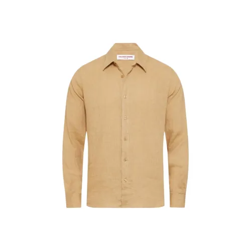ORLEBAR BROWN Рубашка Мужская Бежевая
