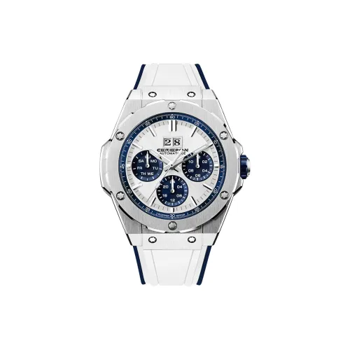 CERIEPON Автоматический Механический Механизм Мужские Часы 51,5мм*43,5мм Зеленый