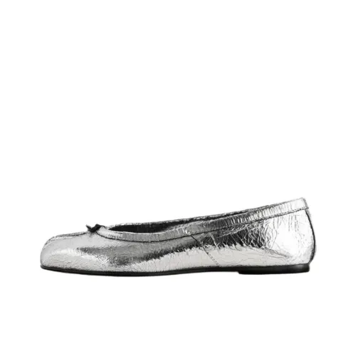 Maison Margiela Женские повседневные туфли Серебряные Женские
