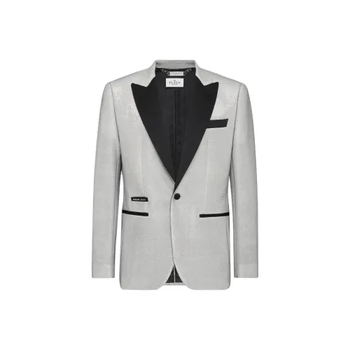 PHILIPP PLEIN Серый Мужской Деловой костюм