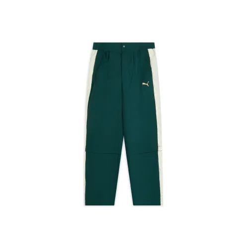 PUMA Светло-зеленые мужские вязаные тренировочные брюки
