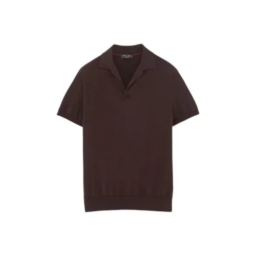Loro Piana Шоколад Мятный Мужская Рубашка Поло
