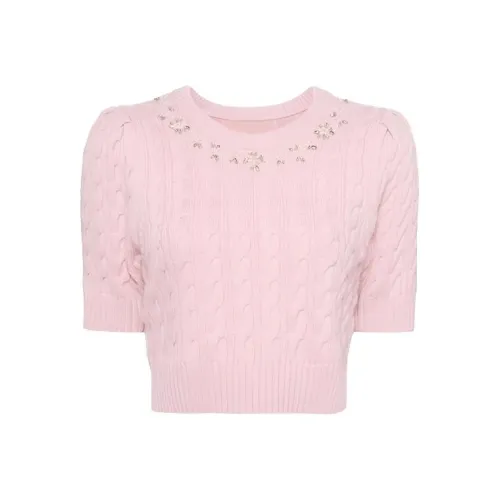 Leather Cat Розовый Женские Трикотаж