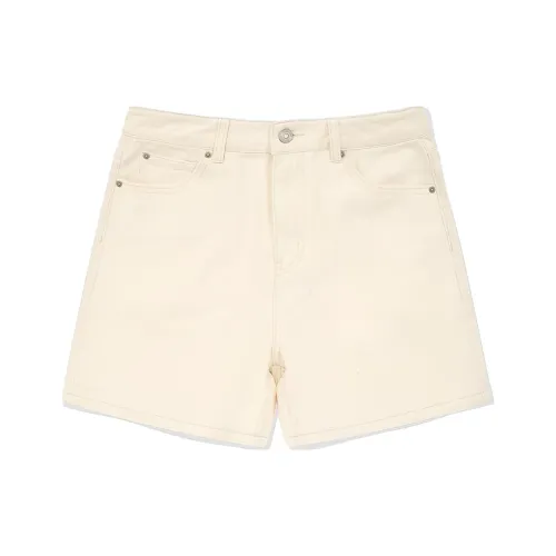 COVERNAT Бежевые Женские Джинсовые Шорты