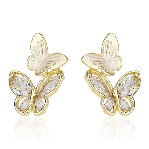 QLADY Сплав Нижняя заколка On Серьги Женские