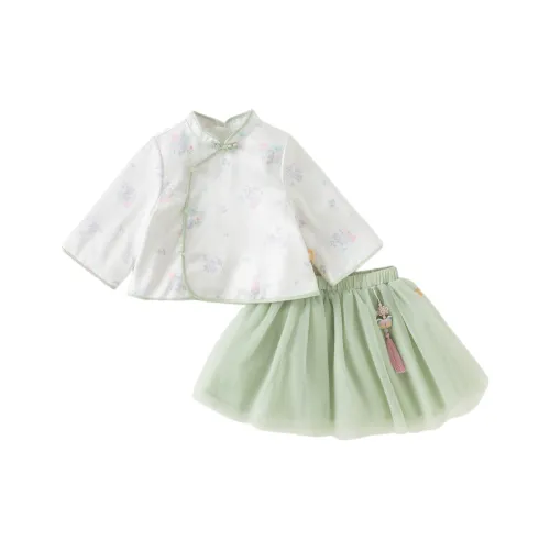 Дети 3-7 лет DAVE BELLA Комплект с юбкой Floral Beauty Collection 2 предмета Набор Бегония С принтом