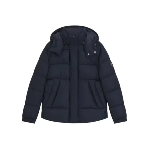 Hugo Boss Темно-синий Мужской Пуховик