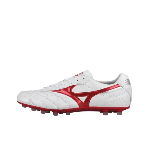 Mizuno MORELIA 2 Футбольные бутсы Низкие Белые и Красные Унисекс