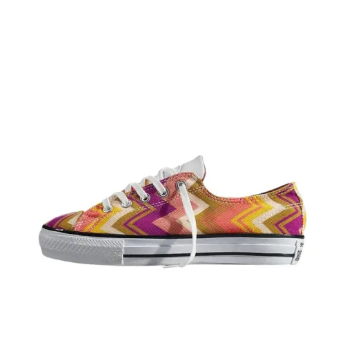 MISSONI x Converse Chuck Taylor All Star Кеды Унисекс Белый Фиолетовый Розовый