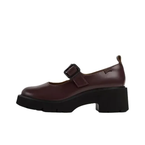 CAMPER Milah Mary Jane Shoes Burgundy Women's