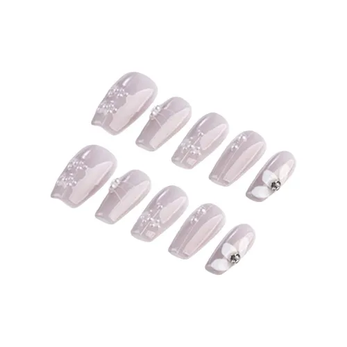 YIYIHE Мягкий Pure Desire Hand Разрисованный Camellia MID Длина Укороченный Короткий Квадрат Круглый Фиолетовый Однотонный