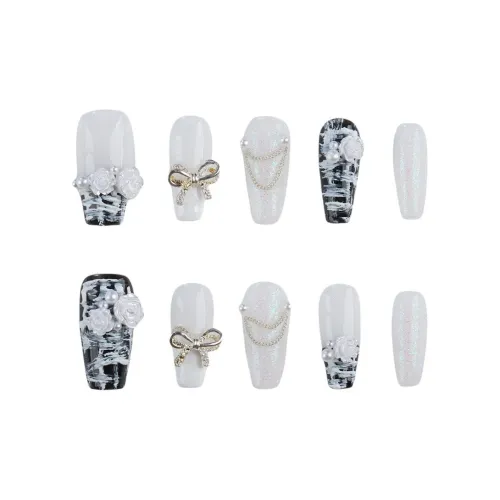 YIYIHE Мягкий CHANEL Inspired Розовый Бант MID Длина Укороченный Короткий Квадрат Круглый Белый Однотонный