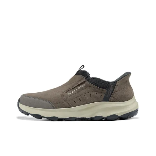 Skechers Ridge Oak Устойчивый к истиранию Низкий Топ Casual Мужской Умбра