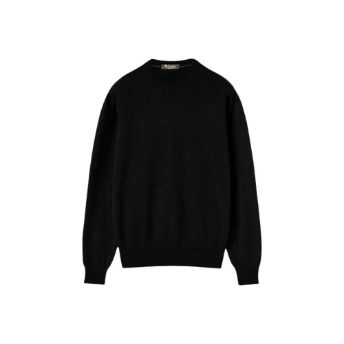 Loro Piana Черные Мужские Кашемировые Свитера