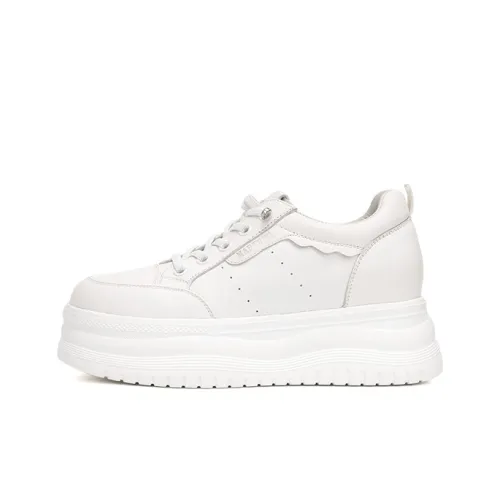 Martniel Low Топ Скейтборд Кроссовки Женские Белые