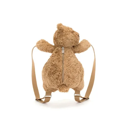 KAMLUI Плюшевый рюкзак стандартный женский коричневый