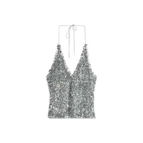 ZARA Silver Женские Топы