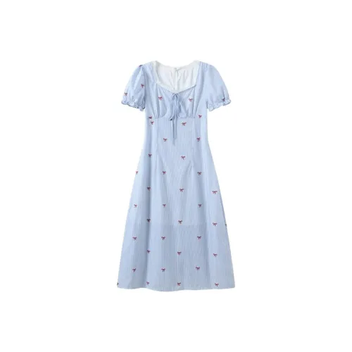 ABBY GODDESS Короткое платье с короткими рукавами женское