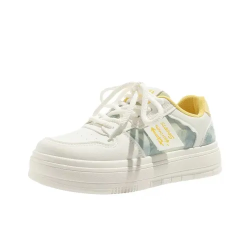 TAFN Низкий Топ Скейтборд Кроссовки Женские Whisper Blue