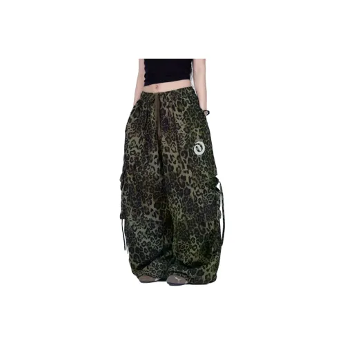 Hungo Зеленый Унисекс Карго Брюки