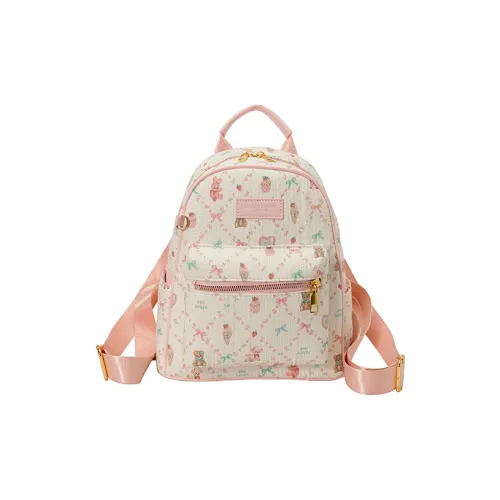 CAREELL ПУ (полиуретан) Рюкзак Унисекс Розовый