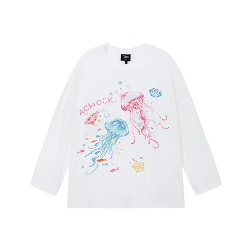 A Chock Белая Унисекс Футболка