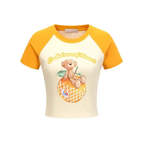 13 DEMARZO SS25 Реглан рукав T-рубашка Женская