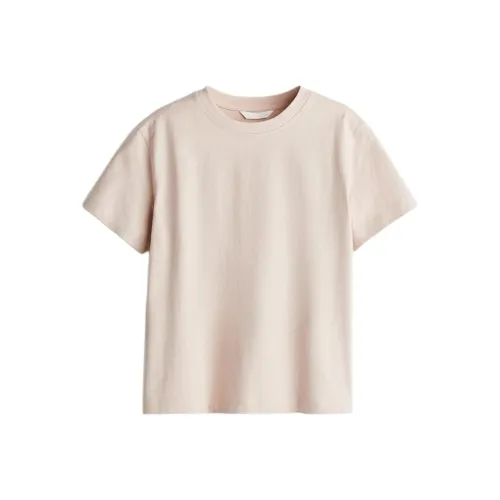 H&M Светло-серые и розовые женские T-рубашки