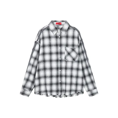 INXX Светло-серые унисекс рубашки