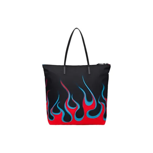 PRADA Нейлоновая сумка-тоут сумка для покупок сумка через плечо унисекс черный