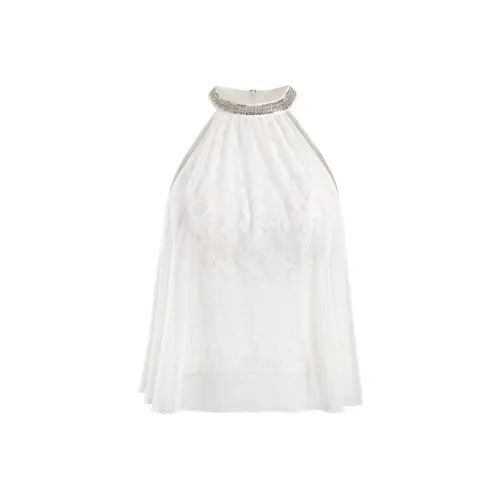 CHILL QIAOER Белый Женские T-рубашки