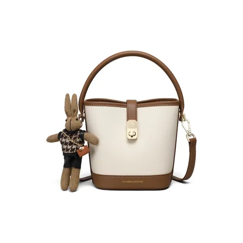 Crtnzo Kroez Коровья кожа Сумка Стандартная Женская Экрю