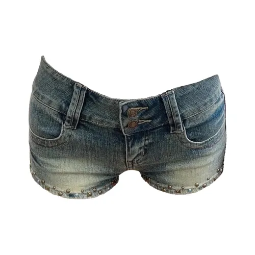 XDFM Винтажные синие женские джинсовые шорты