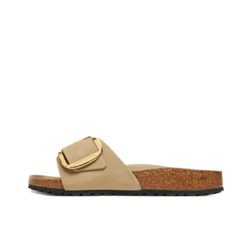 Birkenstock Madrid Big Buckle Series Слипоны Женские Коричневый