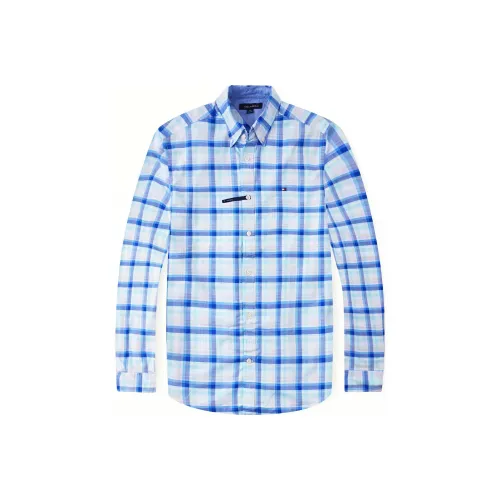 Tommy Hilfiger Мужские Синие Рубашки