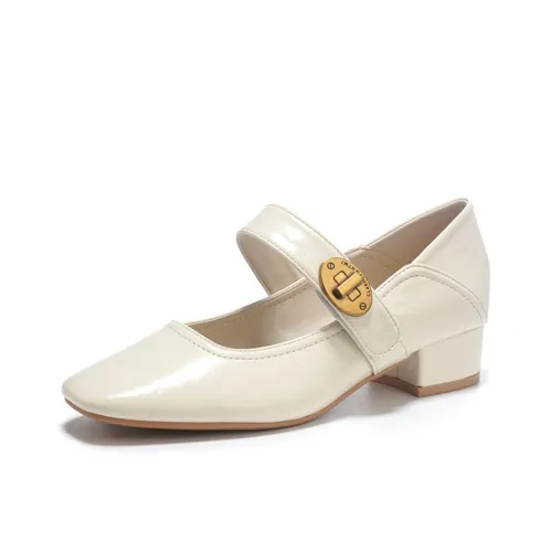 TATAYA Грубый каблук Мэри Джейн Женские обувь