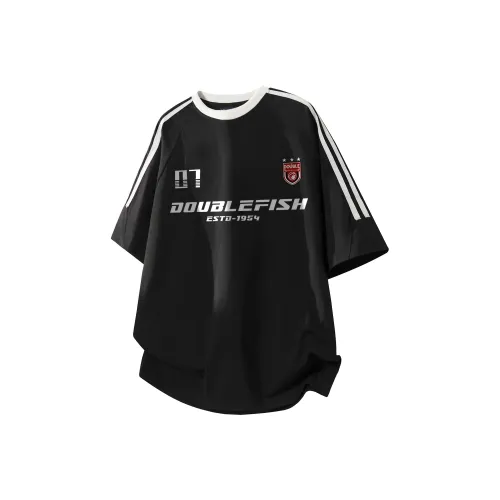 DOUBLEFISH Короткий рукав T-рубашки унисекс