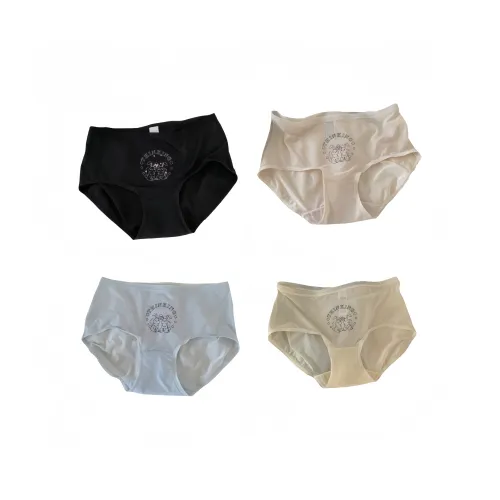 ECONICE С наполнителем Желтый+Персиково-розовый+Черный+Кремово-голубой Женские боксер-шорты