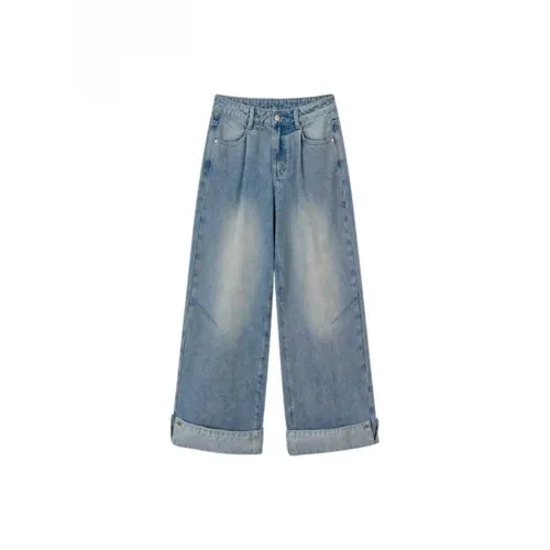 VIA PITTI Blue Women's Jeans VIA PITTI Синий Женские Джинсы