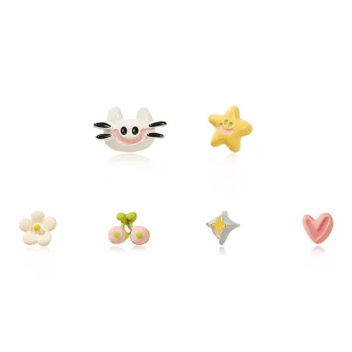 DVNRR Сплав Серьги-гвоздики Женские