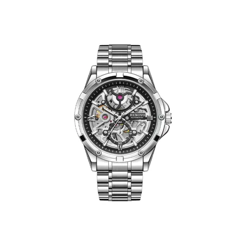 RENOVO Автоматический механический механизм Унисекс Часы 44 мм Skeleton